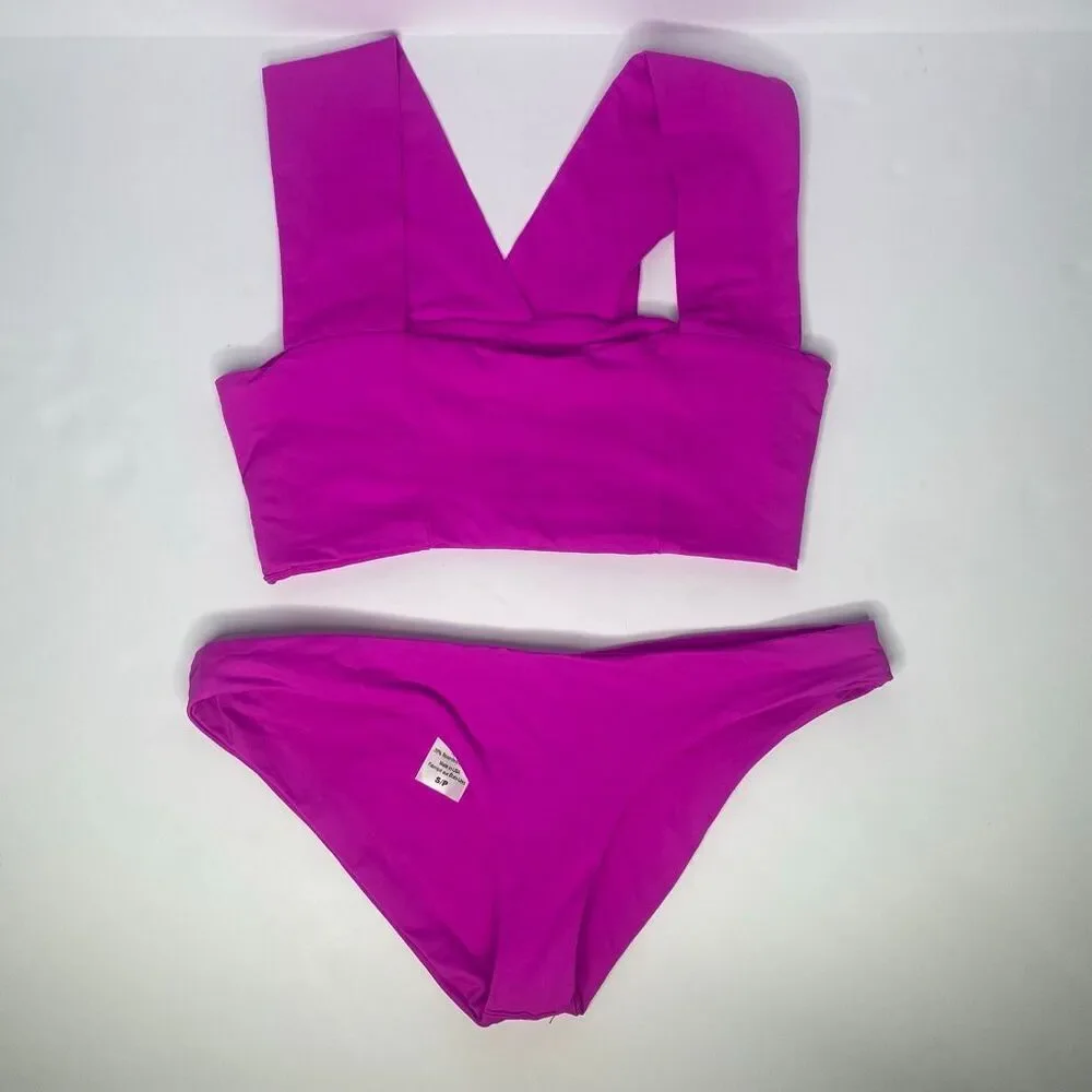 L*Space Parker Top and Camacho Bottoms Bikini Set Size S